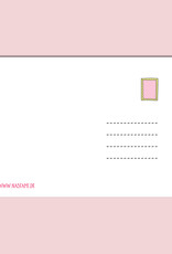 Postkarte Zitat "Wenn die Welt kopfunter hängt"