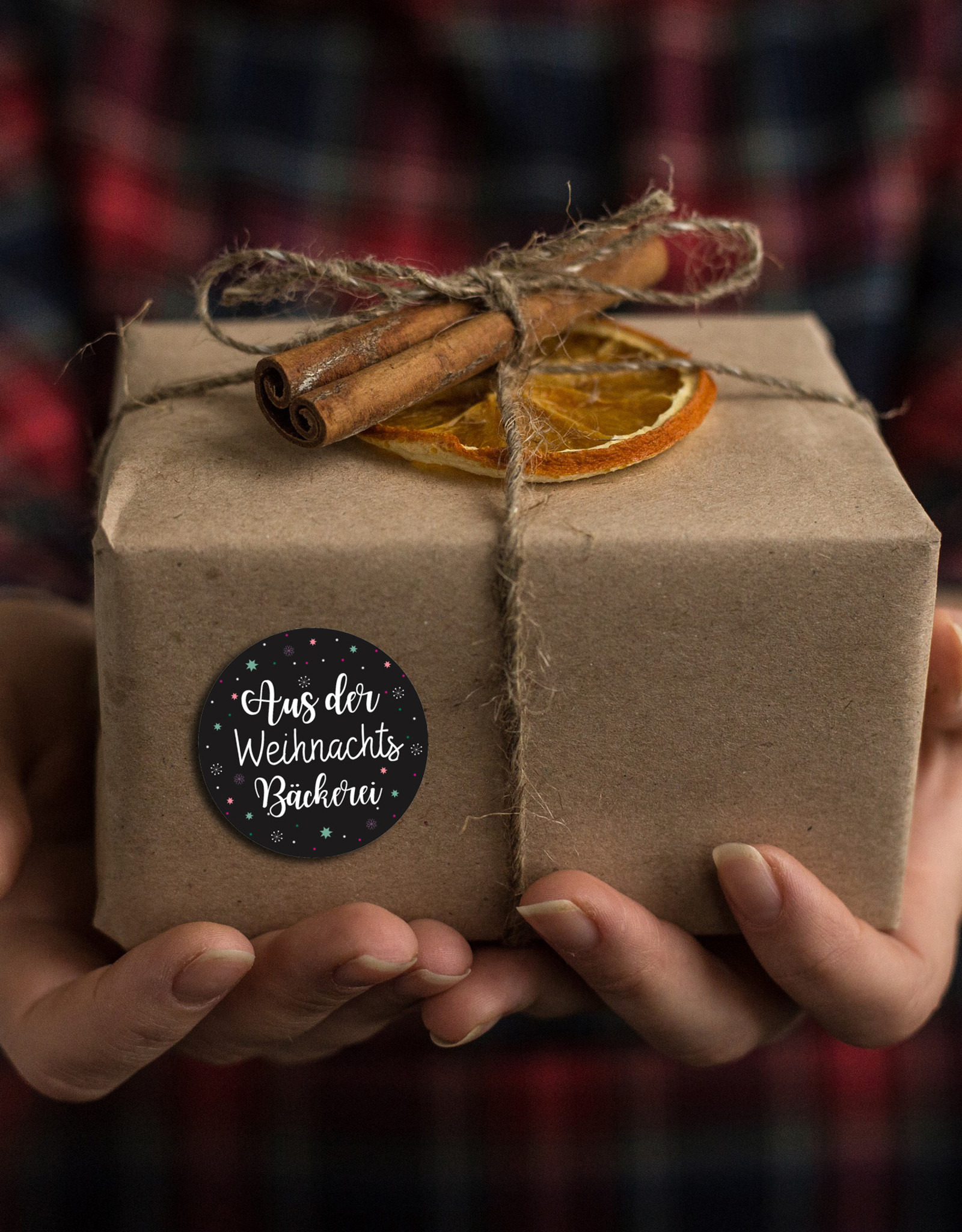 25 Sticker "Aus der Weihnachtsbäckerei" Weihnachtsaufkleber Weihnachtsgeschenke