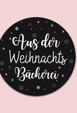 25 Sticker "Aus der Weihnachtsbäckerei" Weihnachtsaufkleber Weihnachtsgeschenke