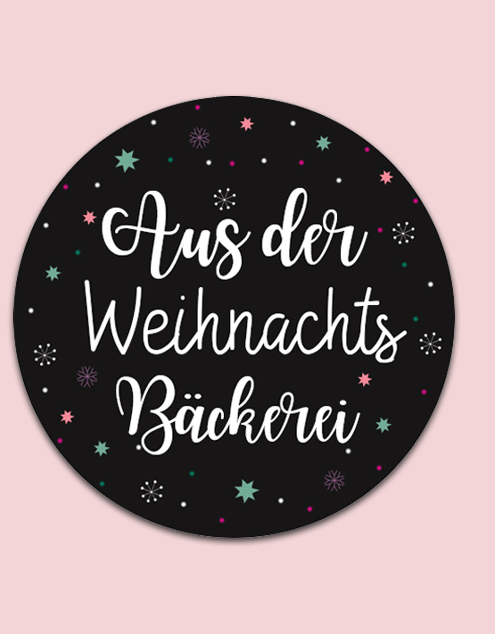 25 Sticker "Aus der Weihnachtsbäckerei" Weihnachtsaufkleber Weihnachtsgeschenke