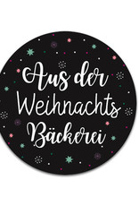 25 Sticker "Aus der Weihnachtsbäckerei" Weihnachtsaufkleber Weihnachtsgeschenke