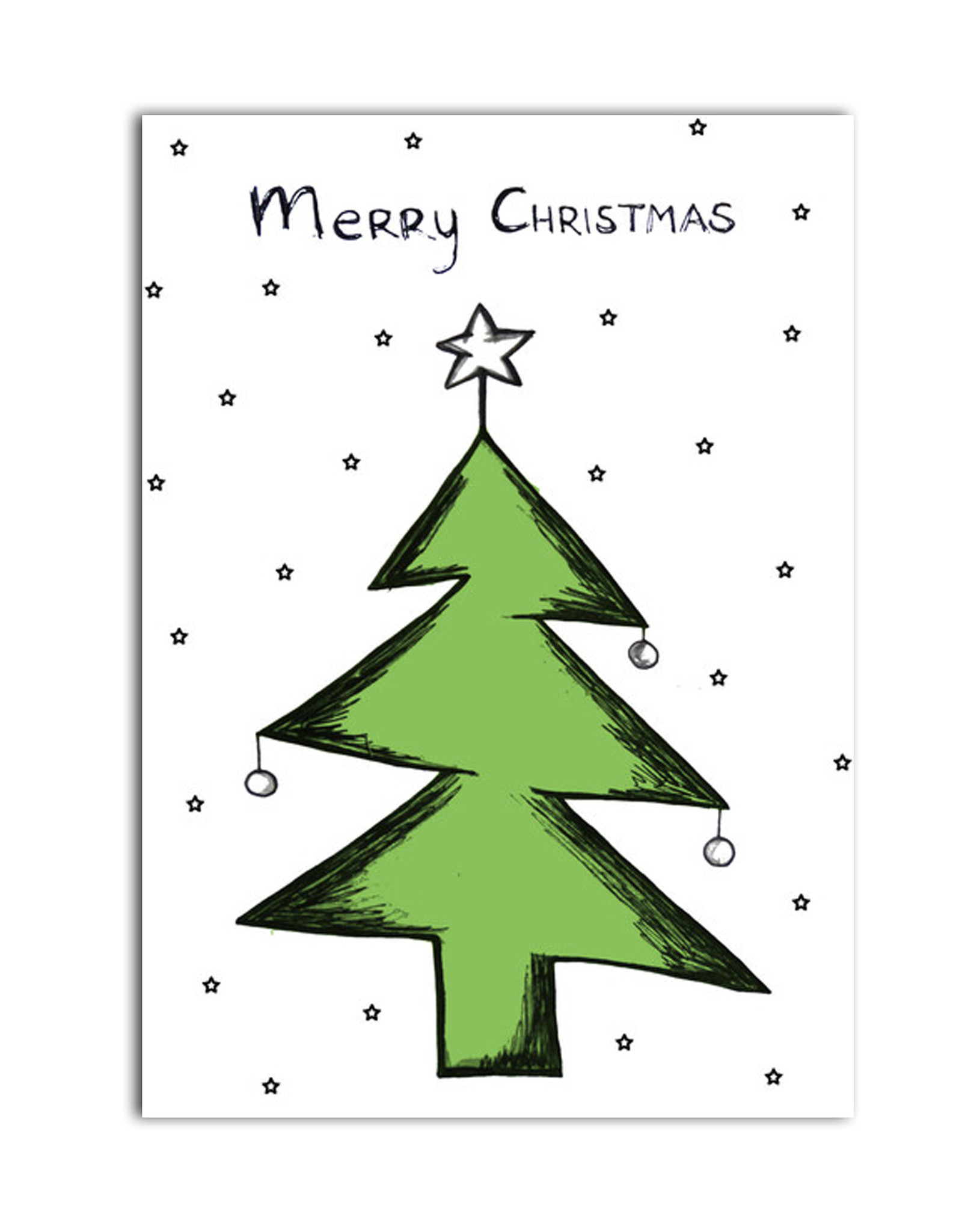 Postkarte Weihnachten "Tannenbaum"