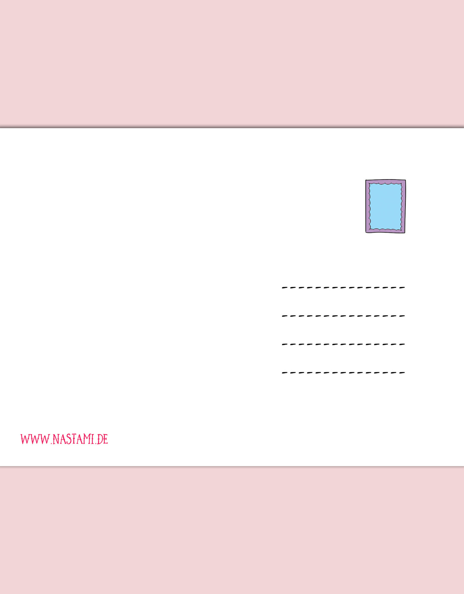 Postkarte Es tut mir leid Entschuldigungskarte Es tut mir leid Karte