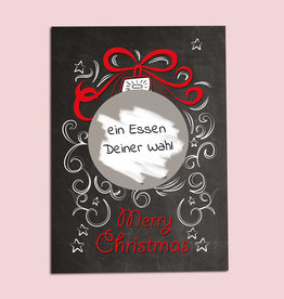 25 x Weihnachtskarten zum Rubbeln inkl. Rubbelsticker