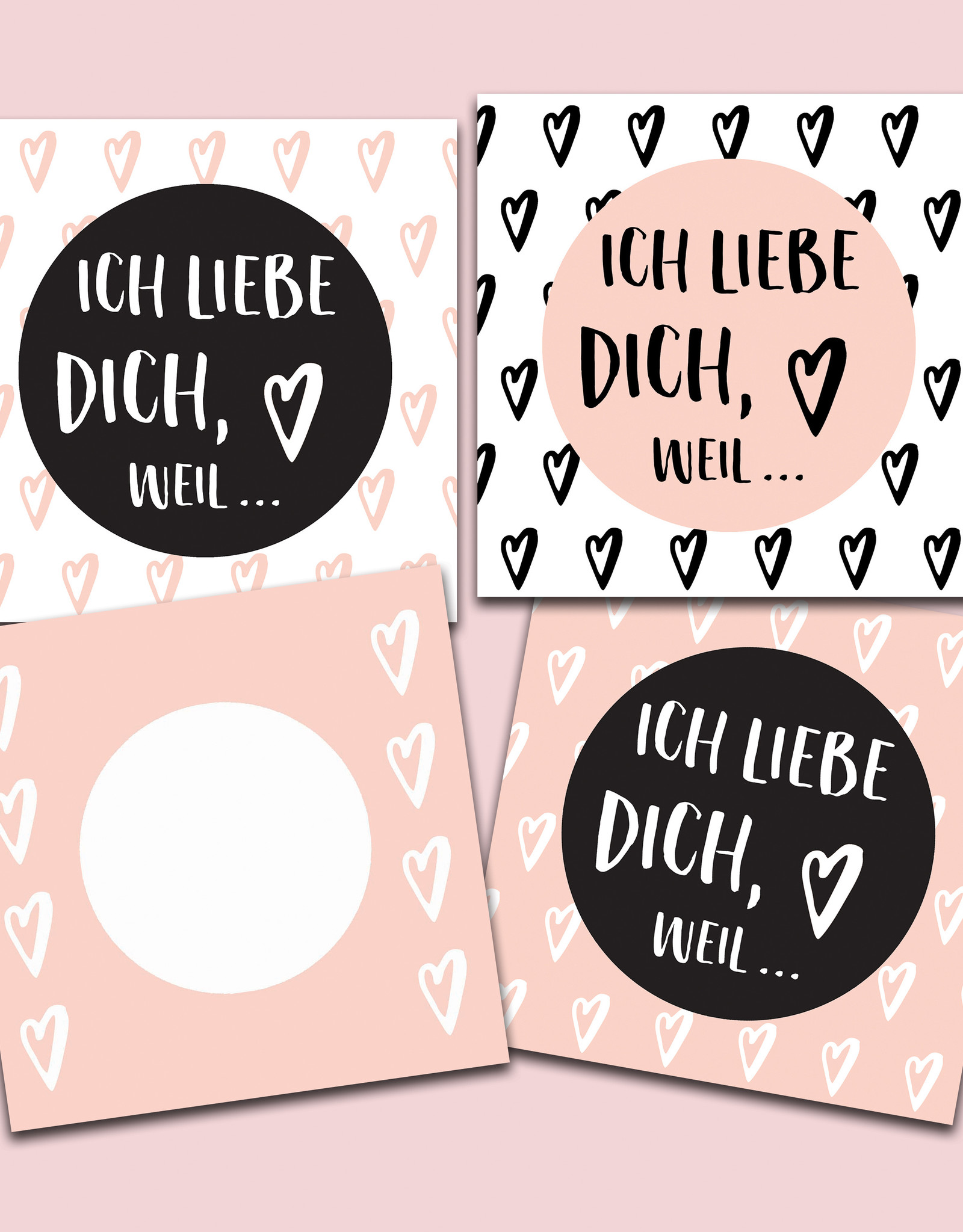 Adventskalender zum Rubbeln LIEBE