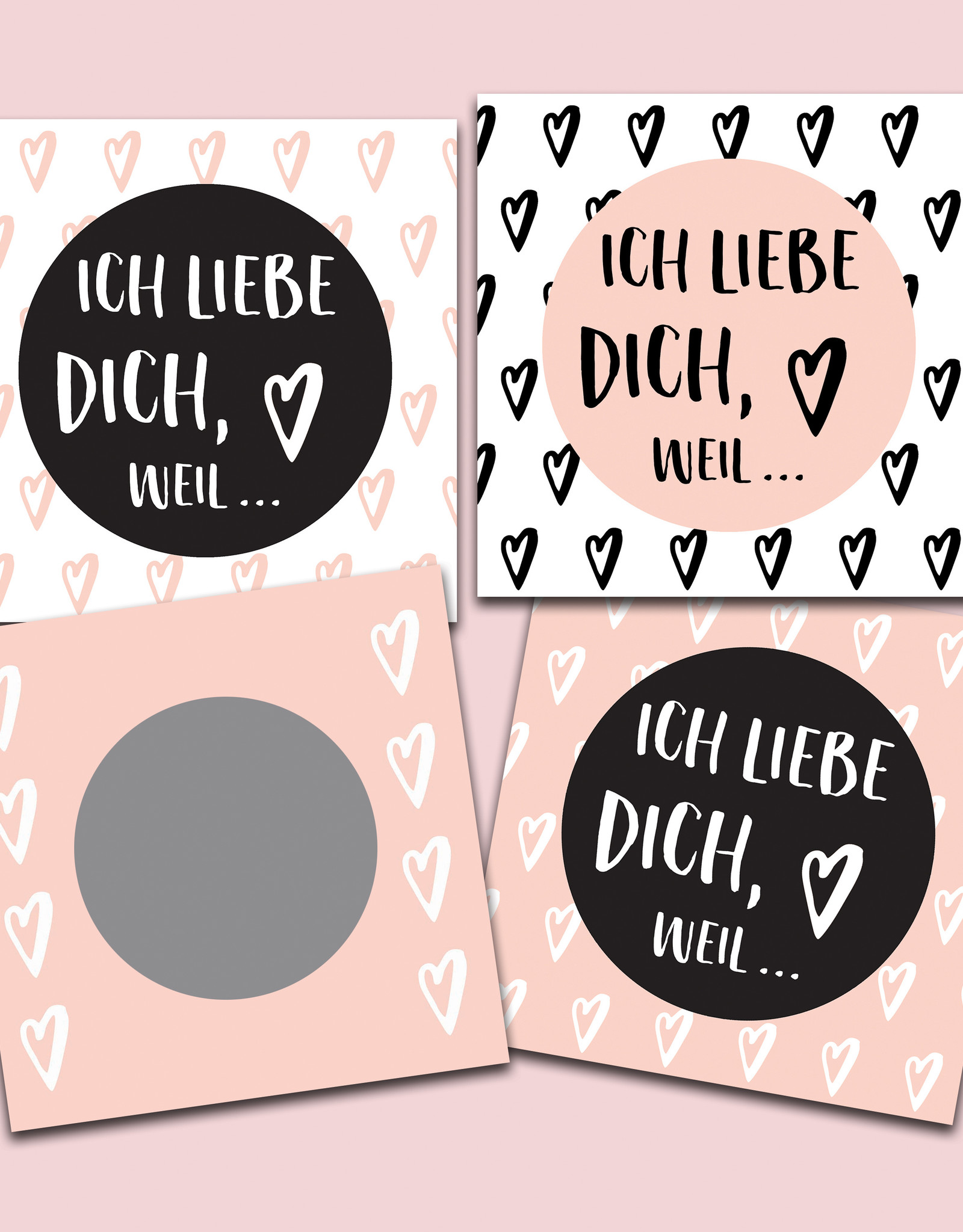 Adventskalender zum Rubbeln LIEBE