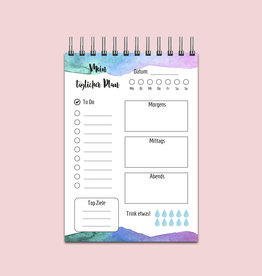 To Do Liste 50 Blatt Ringbuch Bindung OBEN