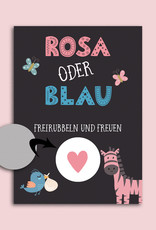 5 x Rubbelkarten Geschlecht Baby Mädchen oder Junge? Rubbellose Baby Überraschung