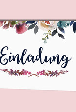 Einladungskarten Hochzeit BOHO Klappkarte inkl. Umschlag