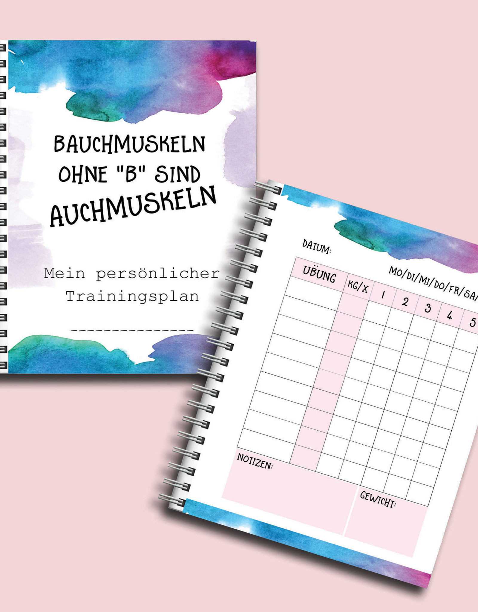 Trainingsbuch DIN A5 Tagebuch für das Training To Do Liste Sport