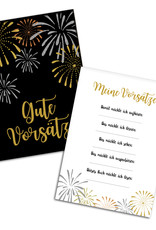 Silvester Spiel Block "Gute Vorsätze"
