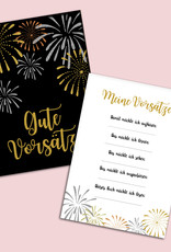 Silvester Spiel Block "Gute Vorsätze"