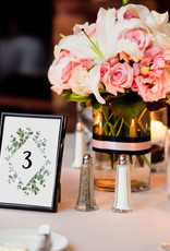 Tischdeko Hochzeit Set EUCALYPTUS (10 Tischnummern 50 Platzkarten 10 Menükarten) Hochzeit Tischdekoration Platzkärtchen