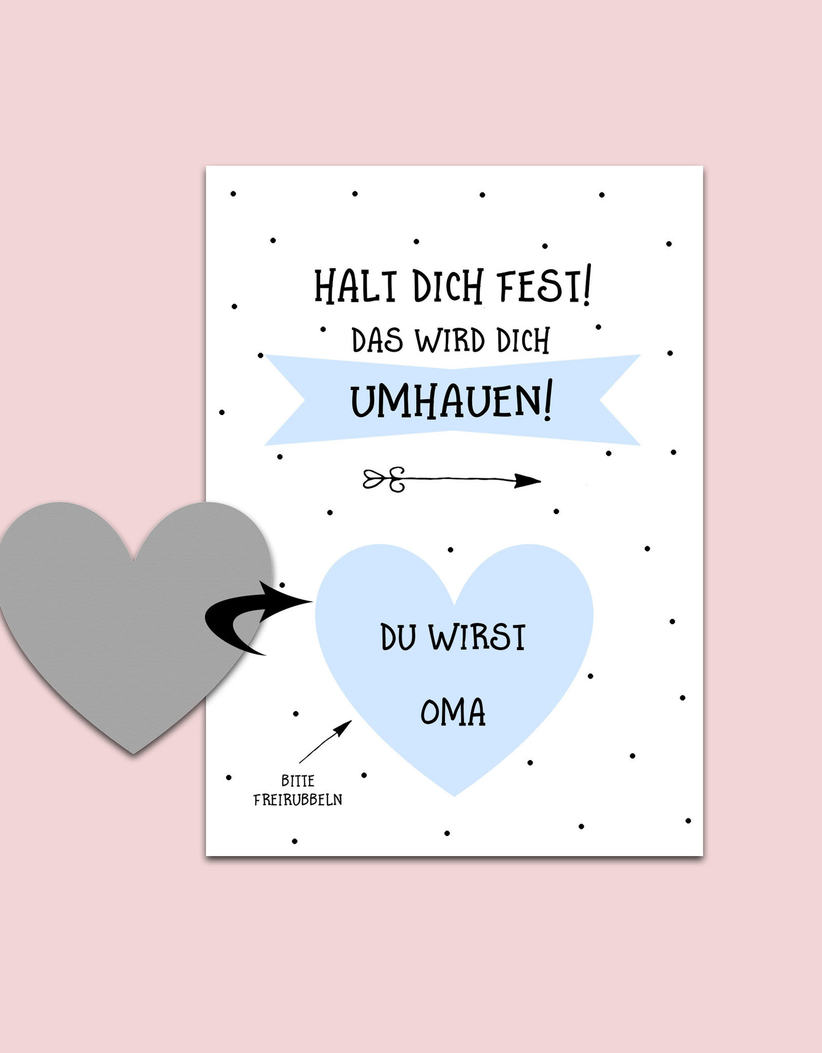 3 x Rubbelkarten "Überraschung" bunt inkl. 3 Umschläge