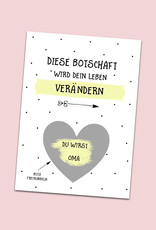 3 x Rubbelkarten "Überraschung" bunt inkl. 3 Umschläge