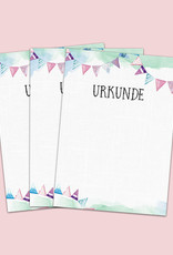 15 Urkunden für Kinder, Blanko Urkunden DIN A4