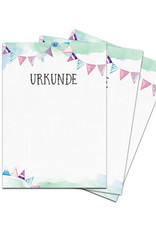 15 Urkunden für Kinder, Blanko Urkunden DIN A4