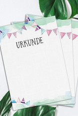 15 Urkunden für Kinder, Blanko Urkunden DIN A4