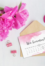 Save the Date Karten für die Hochzeit, 50 Stück