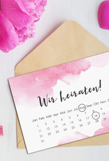 Save the Date Karten für die Hochzeit, 50 Stück