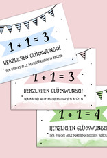 Postkarte Baby 1+1 Glückwunschkarte Geburt Grußkarte Baby