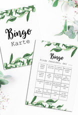 50 Bingokarten Hochzeit, Hochzeitsbingo Spiel