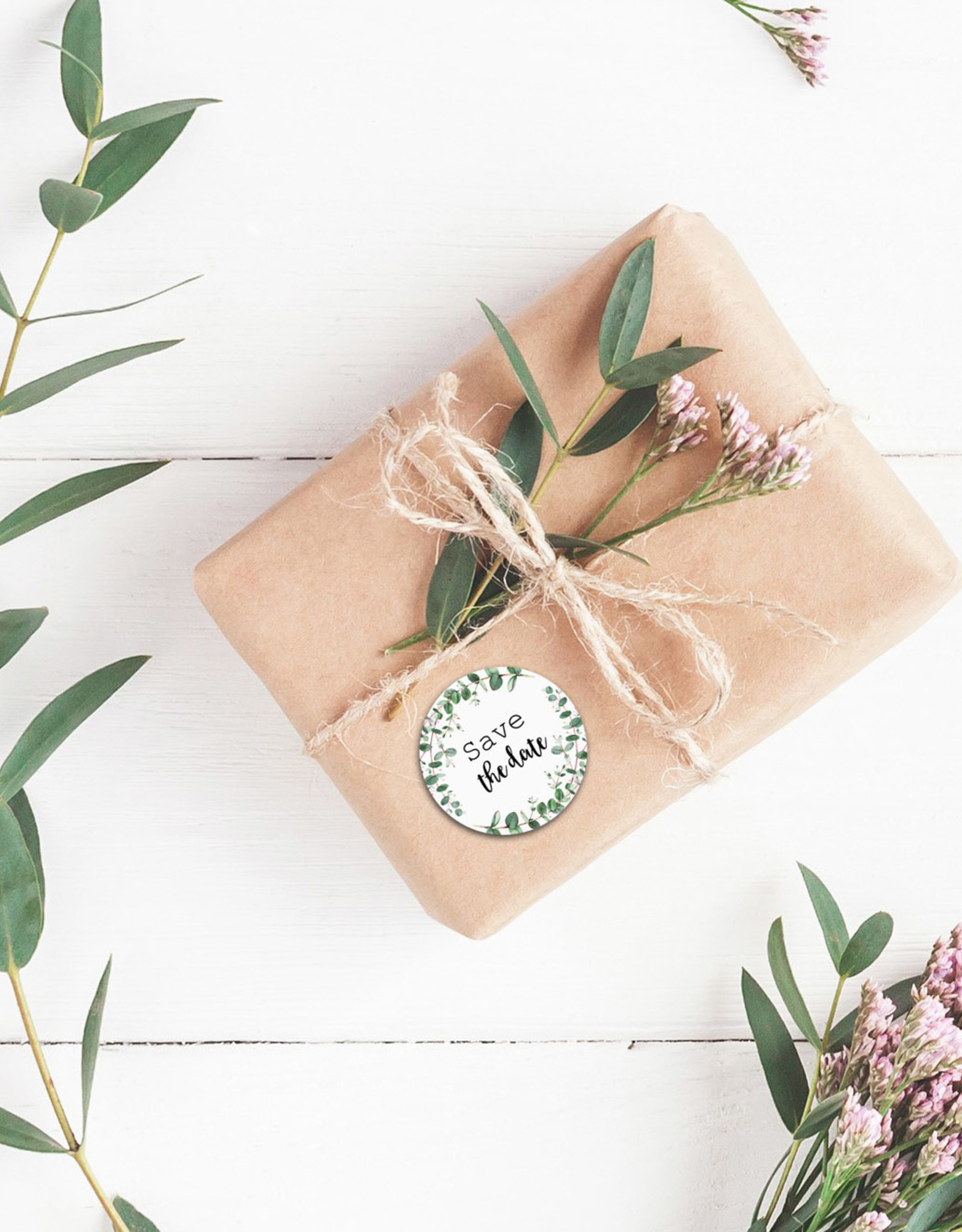 50 Sticker Save the Date EUCALYPTUS Hochzeit Sticker Aufkleber Save the date