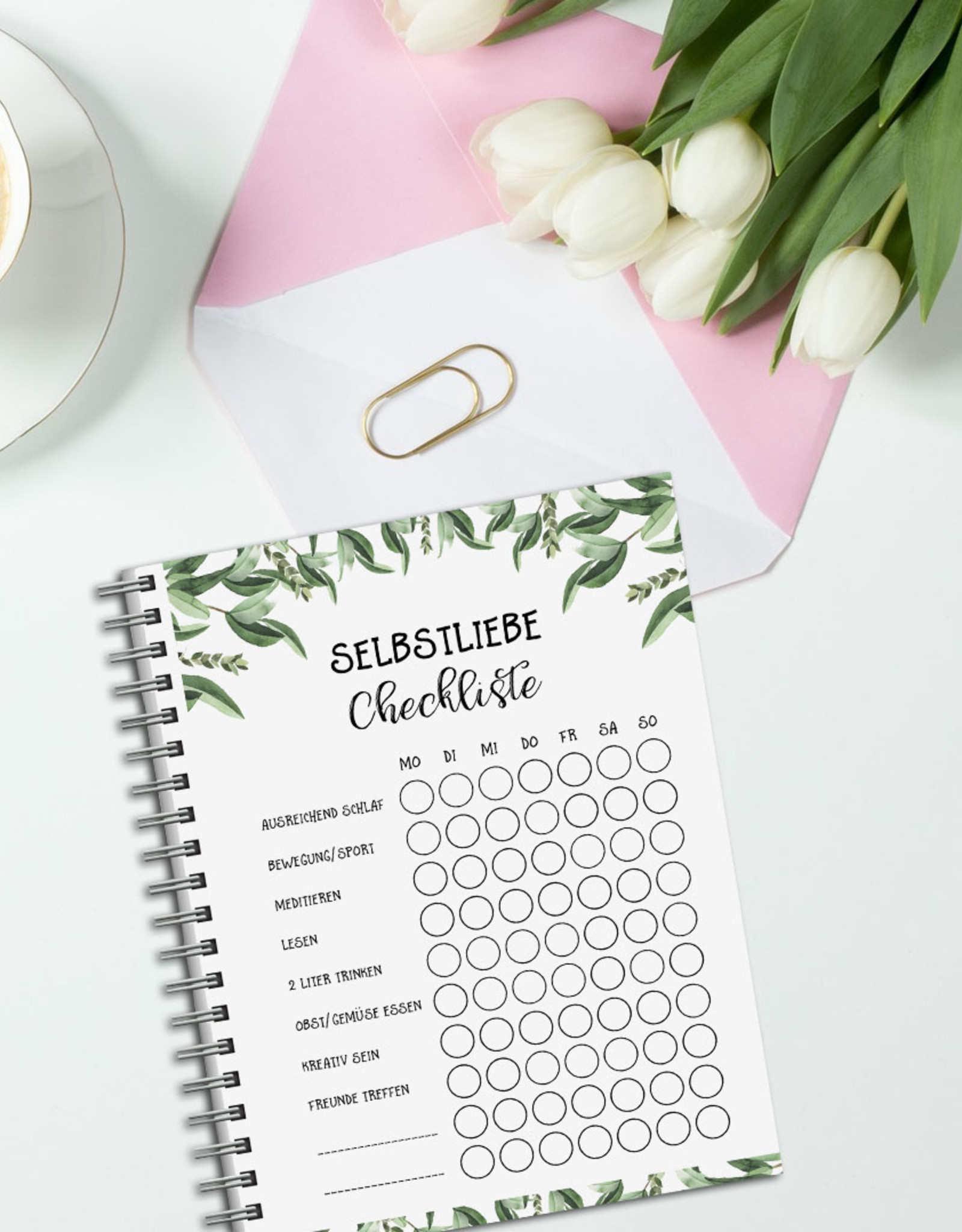 Selfcare Chickliste To Do Block Selbstliebe Selbstfürsorge Tagesplaner Wochenplaner