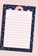 Briefpapier Set Einhorn DIN A5 Briefpapier Kinder inkl. Umschläge