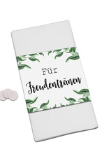 50 x Banderole "Für Freudentränen" Hochzeitsdeko EUCALYPTUS