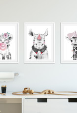 Wandbilder 3er Set Tierbabys Poster
