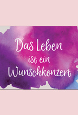 Postkarte Spruch "Wunschkonzert" Motivationskarte
