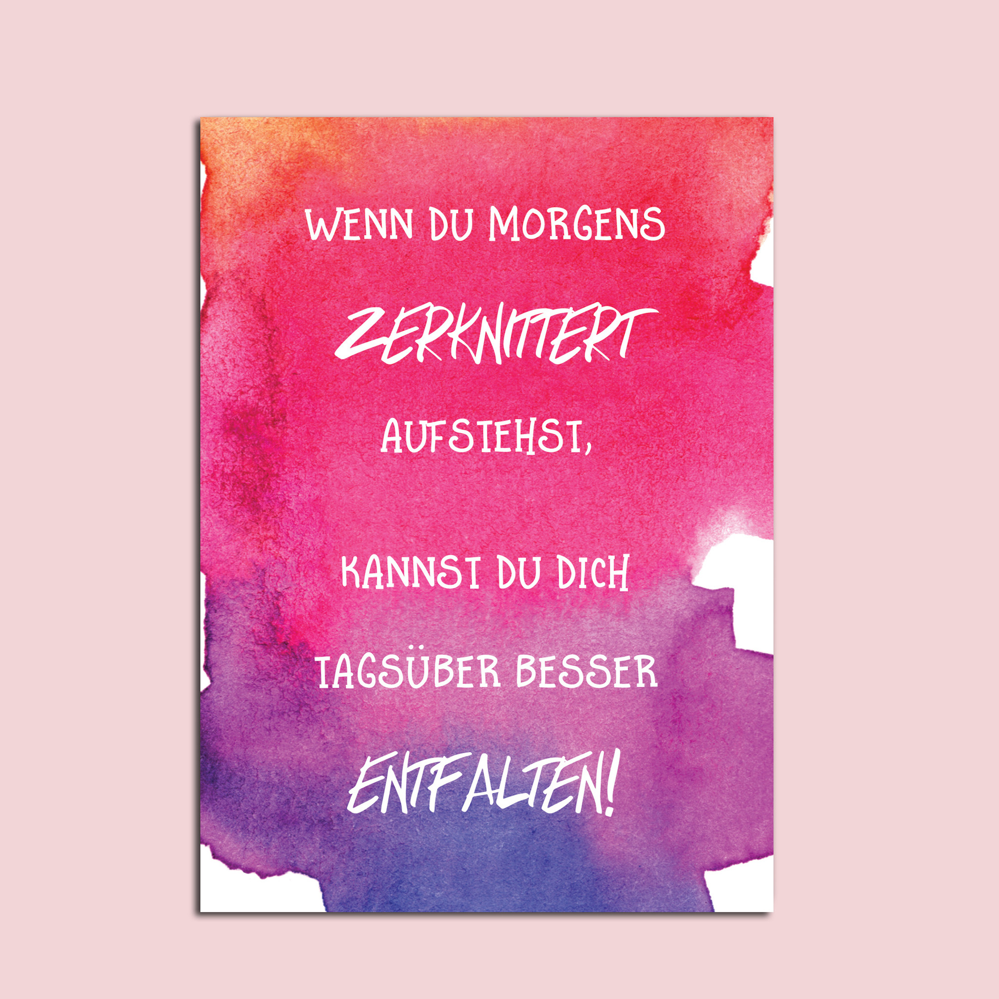 Postkarte Geburtstag Blumen Aquarell Nastami De