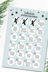 Selbstliebe Adventskalender DIN A3 Weihnachtskalender Achtsamkeit mit 24 Übungen