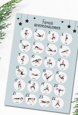 Fitness Adventskalender zum Rubbeln DIN A3