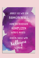 Postkarte Geburtstag Blumen Aquarell - Nastami.de