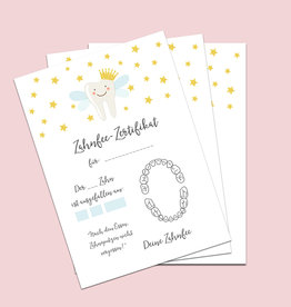 Zahnfee Zertifikat 20 Stück