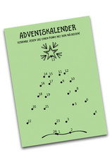 Adventskalender Postkarten 4er Set Adventskalender für Erwachsene