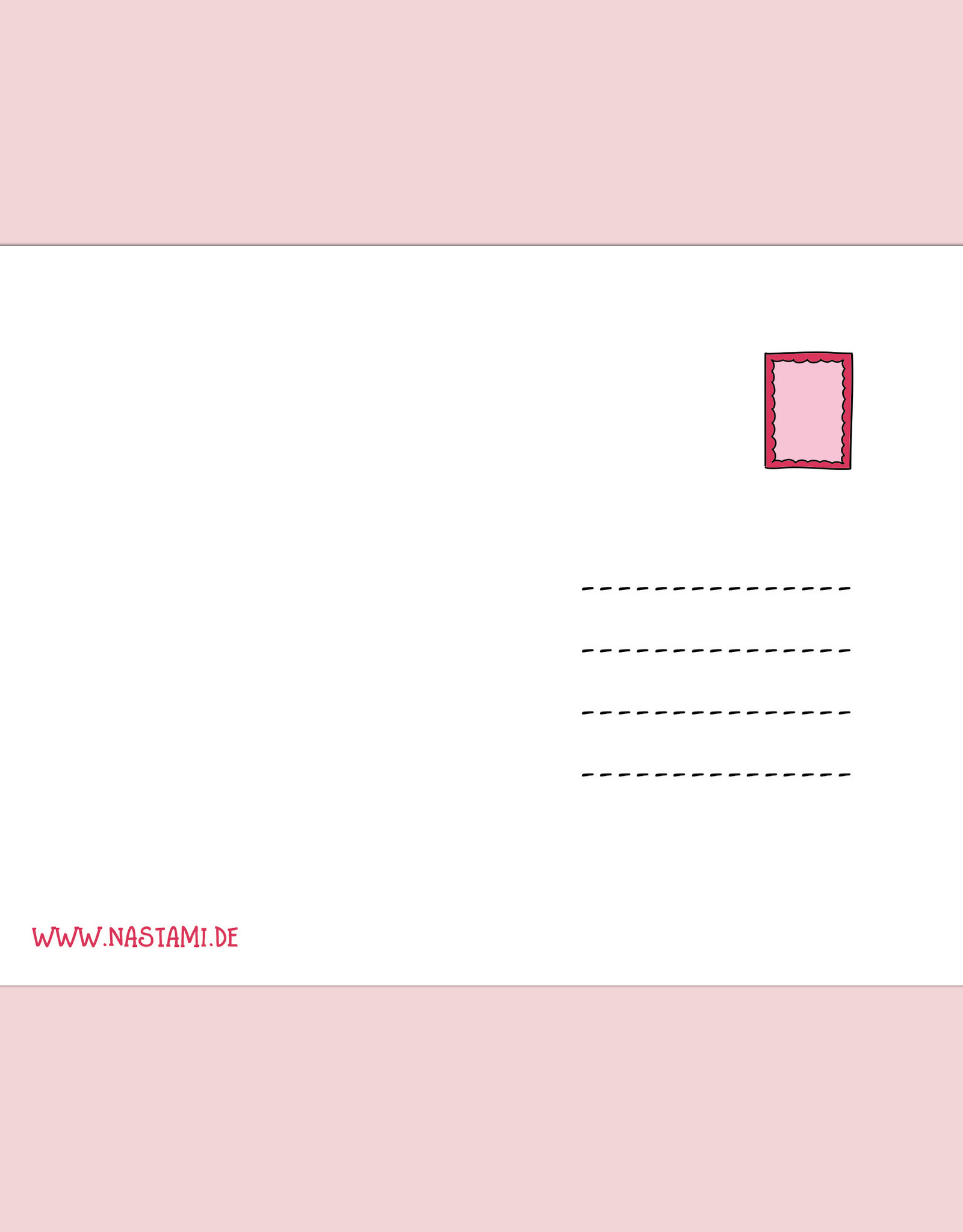 Postkarte Minimalismus Challenge 30 Tage Motivationskarte Neujahr