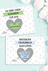 3 x Rubbelkarten GUTSCHEINE bunt inkl. 3 Umschläge, Gutschein Karte Gutschein Vorlage Rubbelkarten Rubbellose Gutschein Verpackung