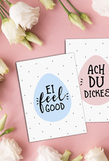 Osterkarten 3er Set Sprüche Karten Ostern Grußkarten Osterkarten Set