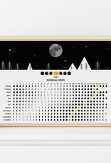 Mondkalender 2021 Poster Mondkalender DIN A4 Kalender 2021