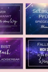 Postkarten Sprüche 12er Set UNIVERSUM Sprüche Postkarten Motivationskarten