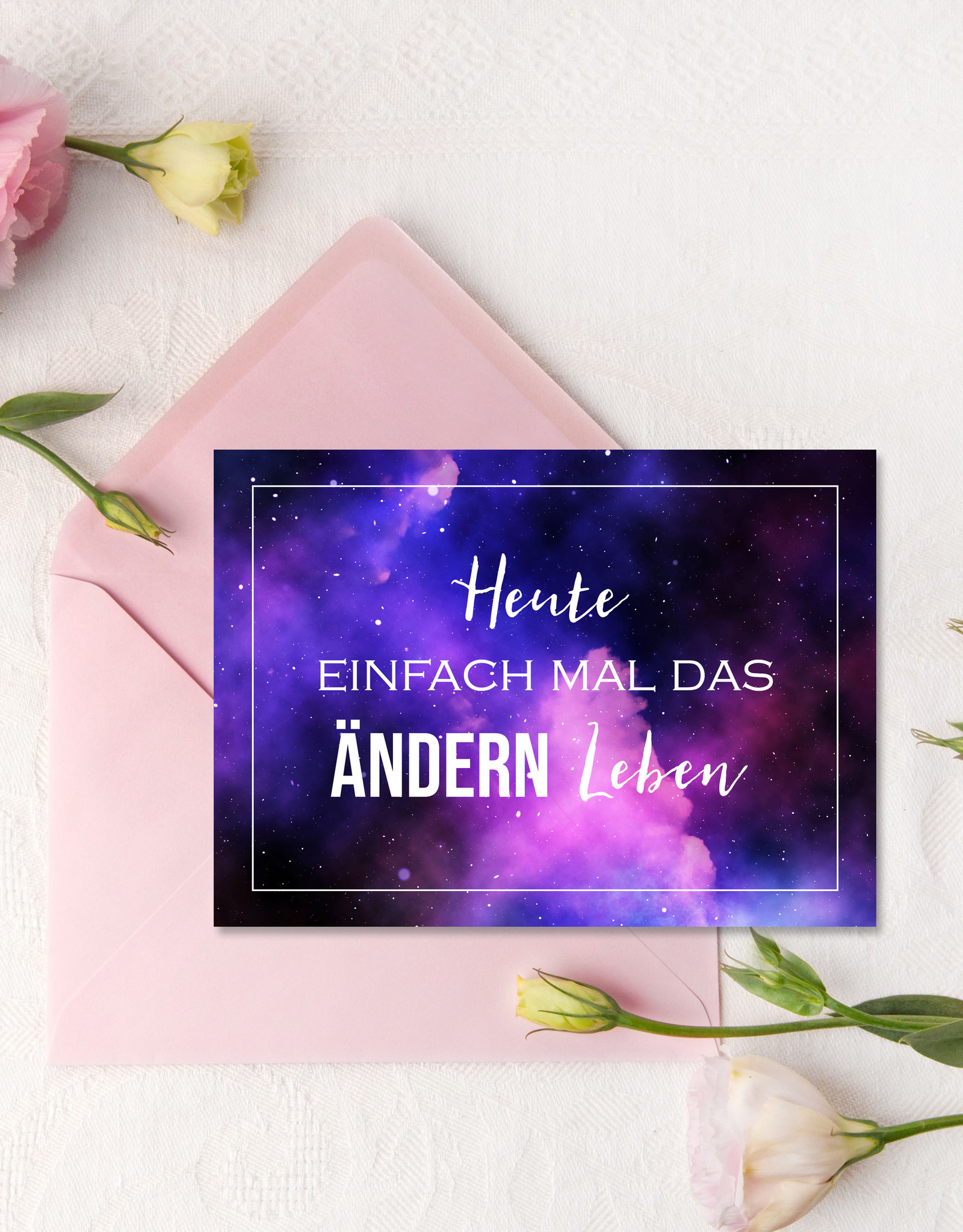 Postkarten Sprüche 12er Set UNIVERSUM Sprüche Postkarten Motivationskarten