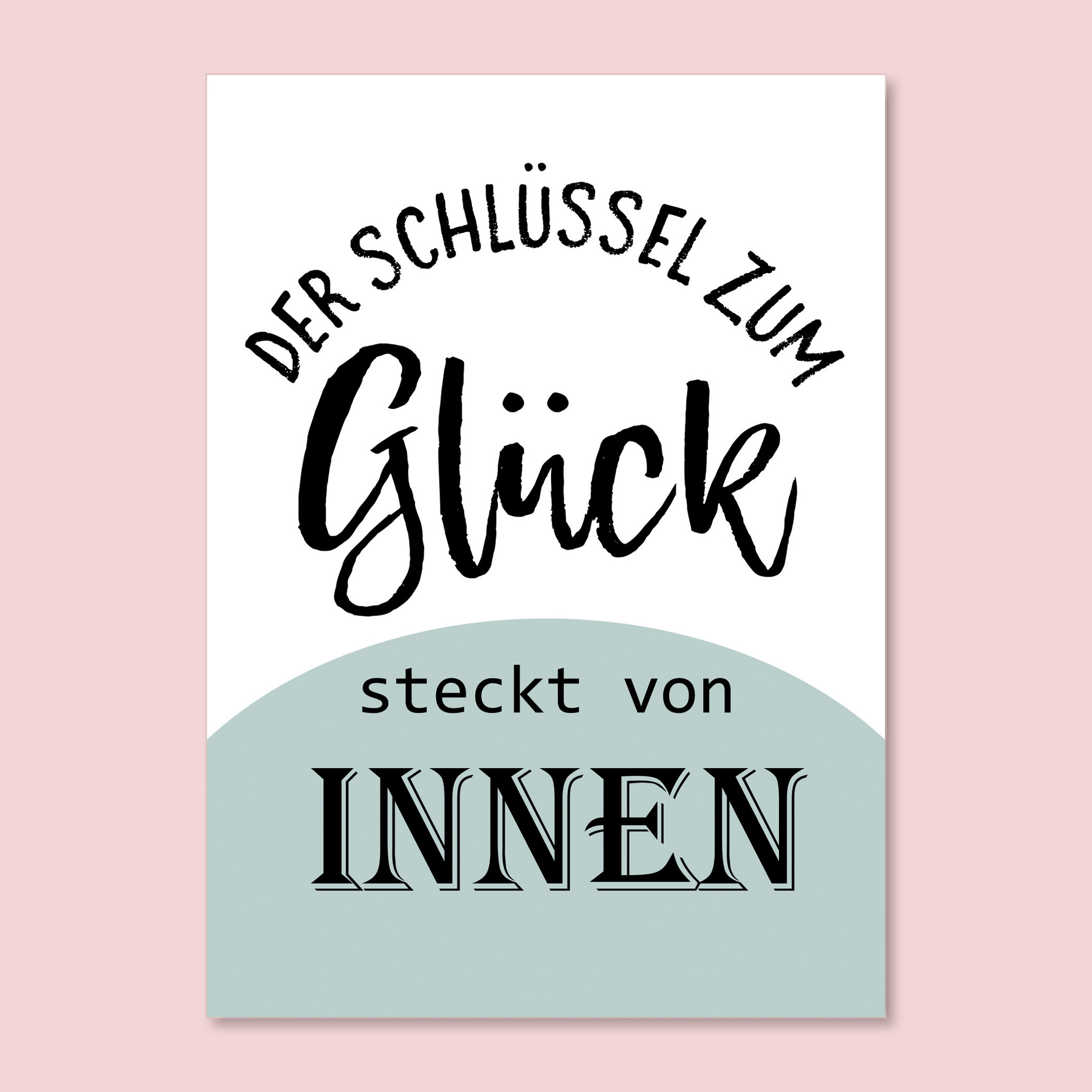 Postkarte Anti Stress MANDALAS Motivationskarte lustig Sprüche