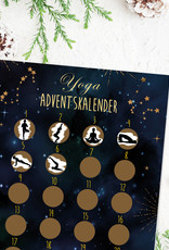 YOGA Adventskalender zum Rubbeln DIN A4, Rubbeladventskalender Adventskalender Weihnachtskalender YOGA Poster