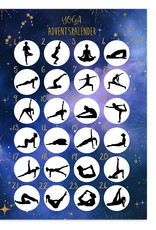 YOGA Adventskalender zum Rubbeln DIN A3 DUNKEL