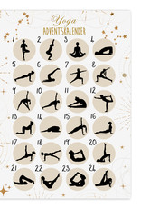 YOGA Adventskalender zum Rubbeln DIN A3 HELL