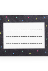 Buchetiketten PUNKTE 20 Stück, Namensaufkleber Schule, Einschulung Geschenk Schulanfang Geschenk Schuleinführung