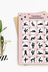 Postkarte Adventskalender KAMASUTRA Weihnachtskalender Postkarte A6 Geschenk Männer